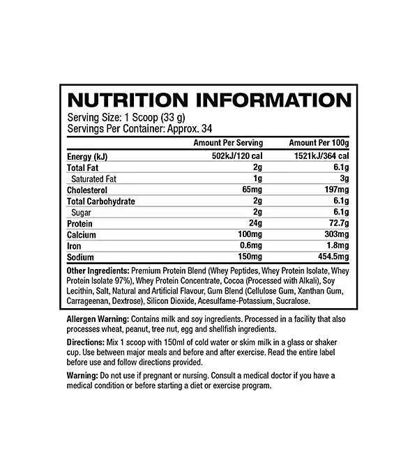 MUSCLETECH NITRO TECH 100% WHEY GOLD 2LB - Image 2